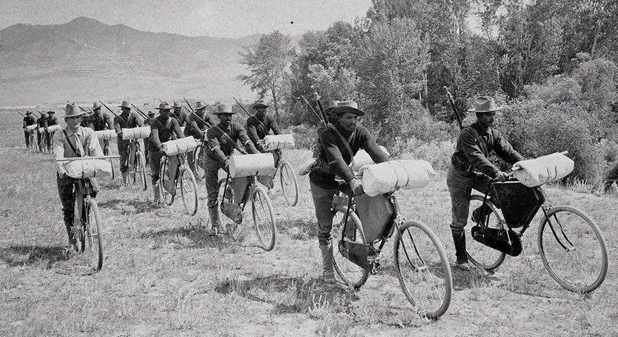 25th Infantry Bicycle Corps, 1897 (Mansfield Library, University of Montana, Missoula)