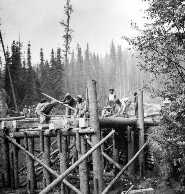 | |African American Road Workers in Alaska