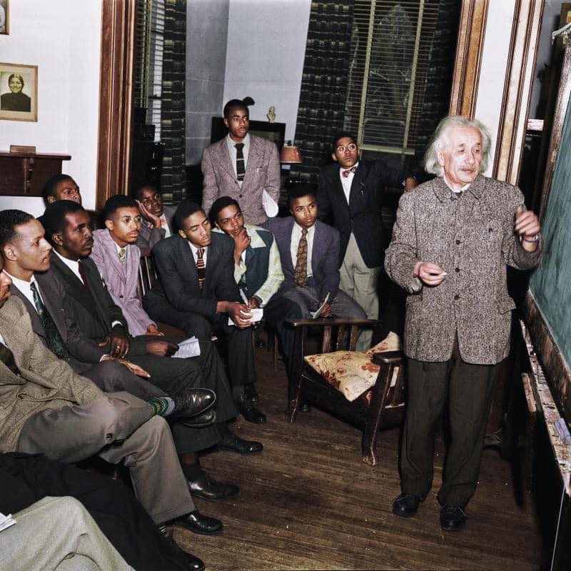 Albert Einstein at Lincoln University in Pennsylvania