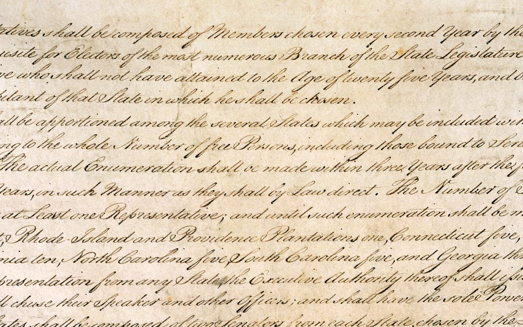 The Three-Fifths Clause of the United States Constitution (1787)