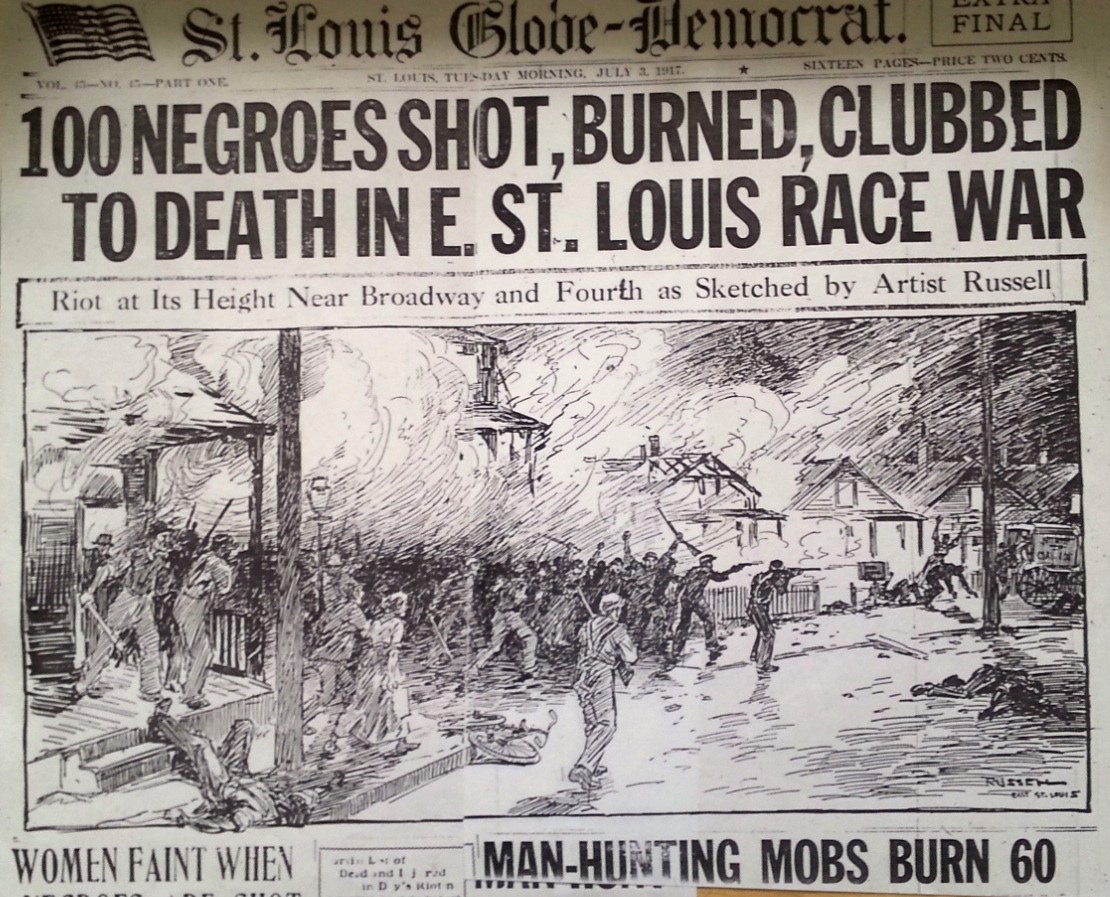 East St. Louis Race Riot Headline