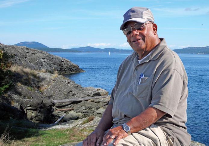 Edward Miles at Friday Harbor, Washington