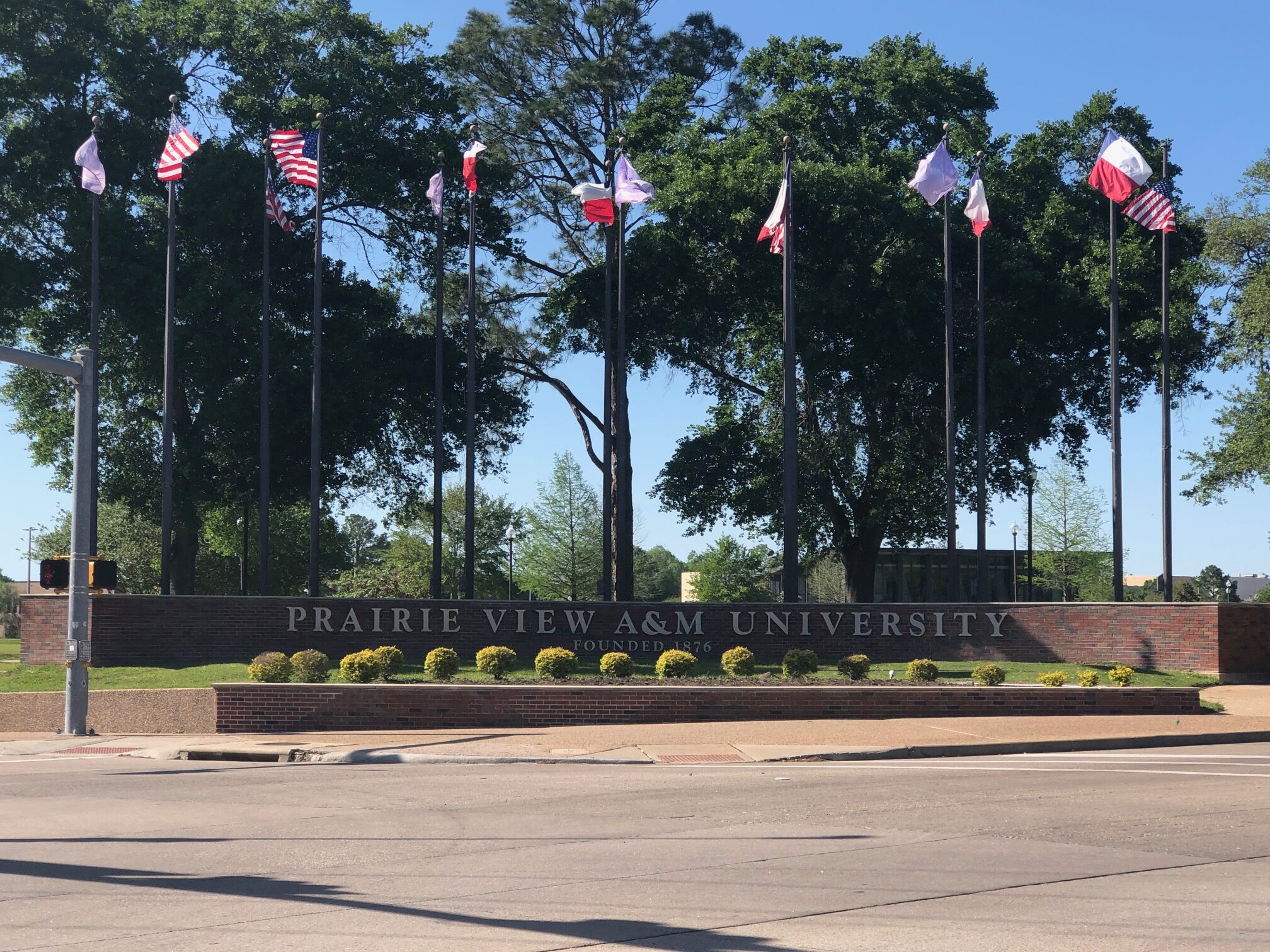 Entrance to Prairie View A&M University, Courtesy of the Quintard Taylor Collection