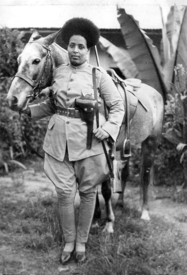 Female Soldier in the Ethiopian Army, 1935