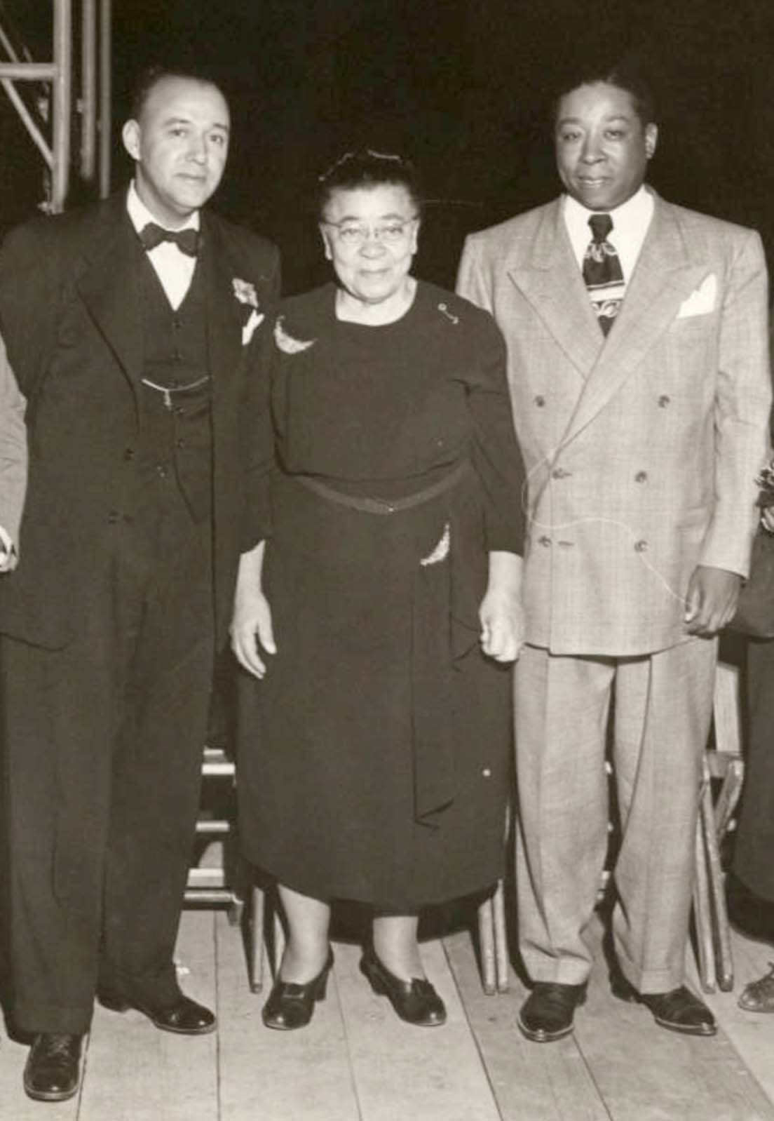 J. Raymond Henderson, Charlotta Bass, and Rev. Clayton D. Russell