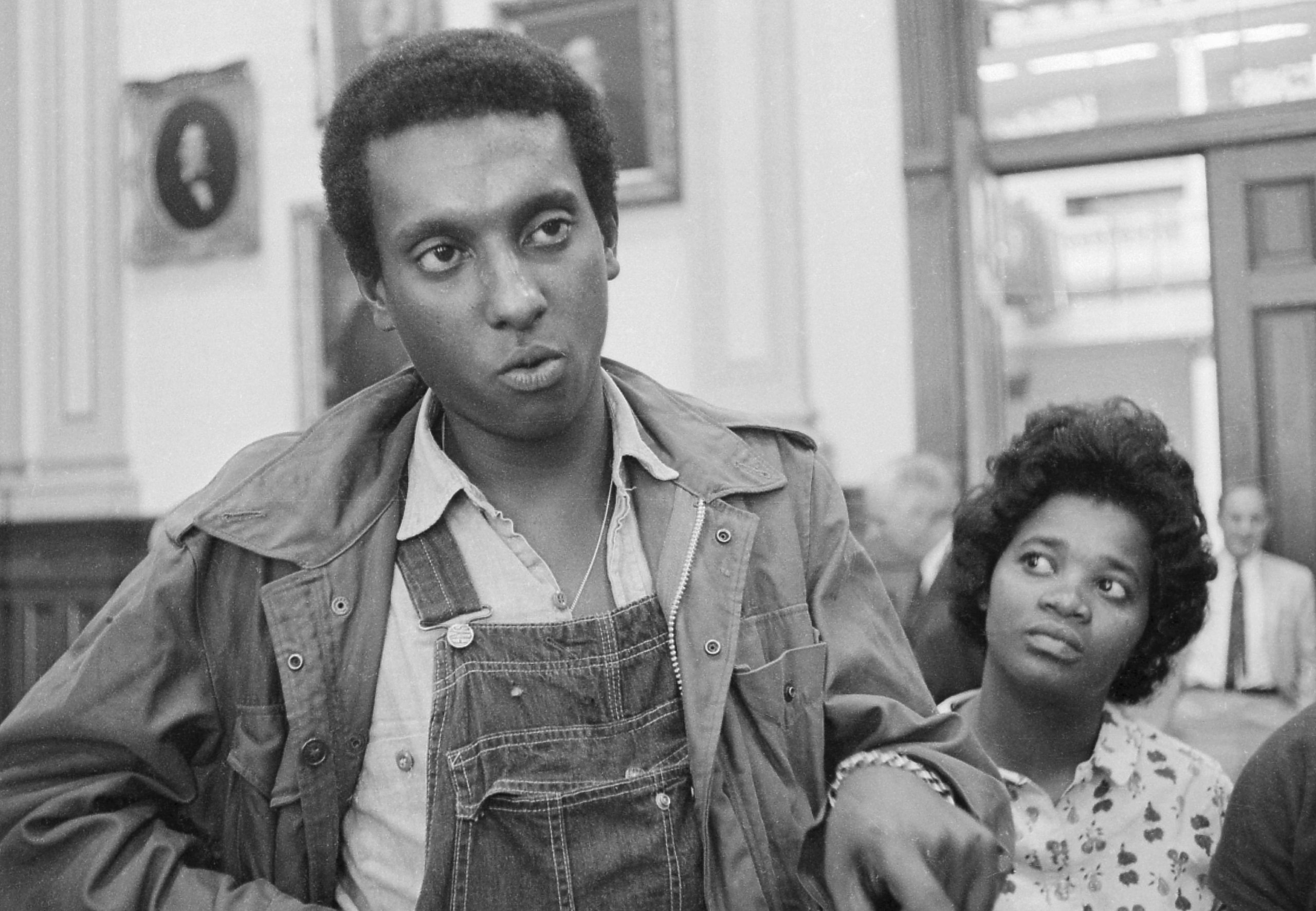 Stokely Carmichael at a 1966 Mississippi press conference