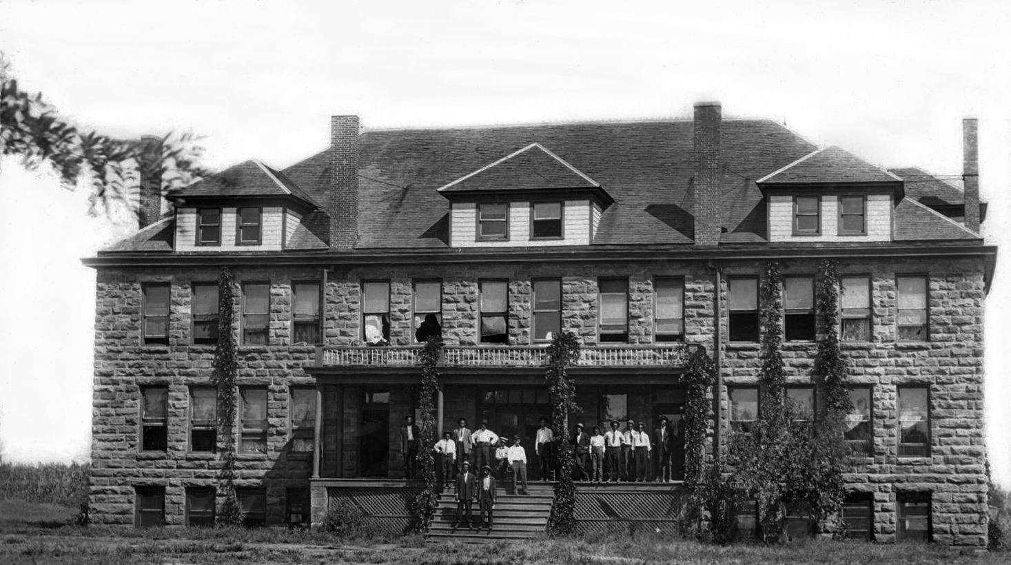 Langston University Boys Dormitory (Oklahoma Historical Society)