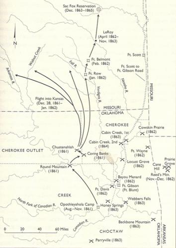 Opothleyohola’s Exodus to Kansas (Nov. 1861-Jan. 1862)