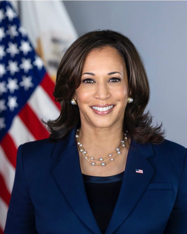 Official White House Portrait of Kamala Harris, Vice President of the United States