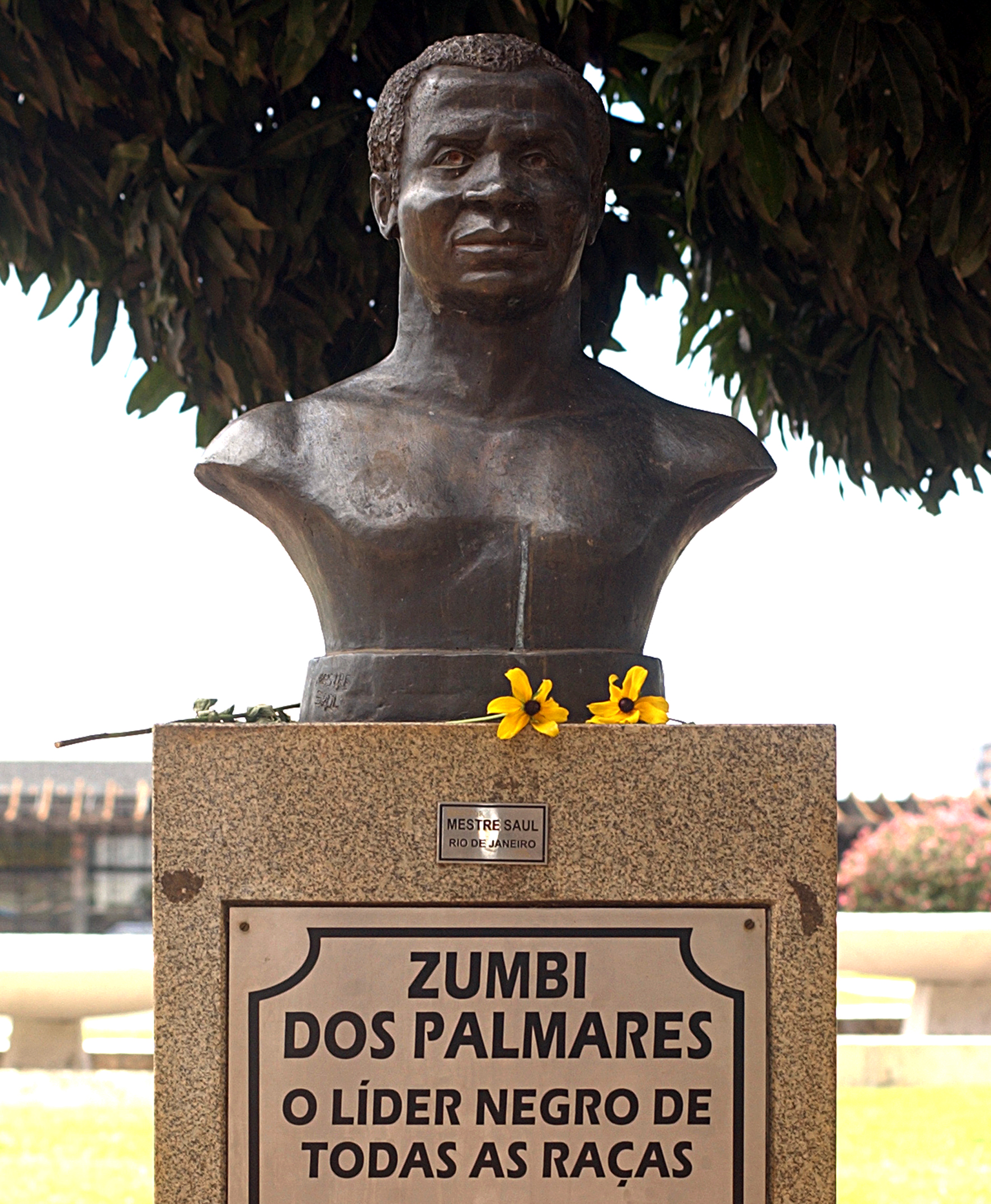 Plaque Honoring Zumbi Dos Palmares