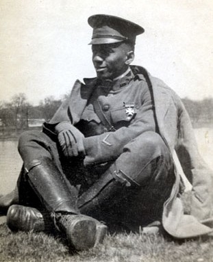 Second Lt. William J. Powell in France, 1917