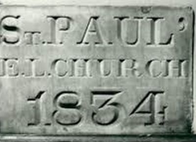 Foundation Cornerstone, St. Paul Lutheran Church