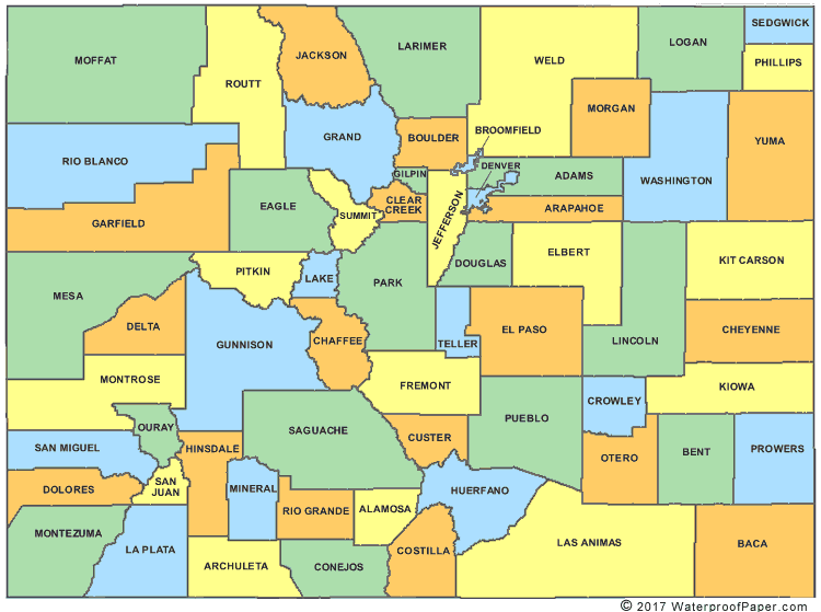 Colorado counties