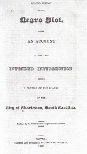 Denmark Vesey Conspiracy of 1822