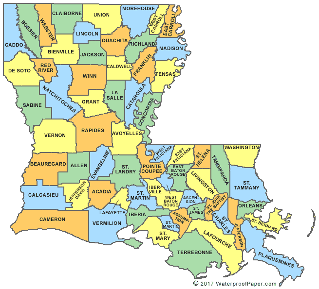 Louisiana parishes