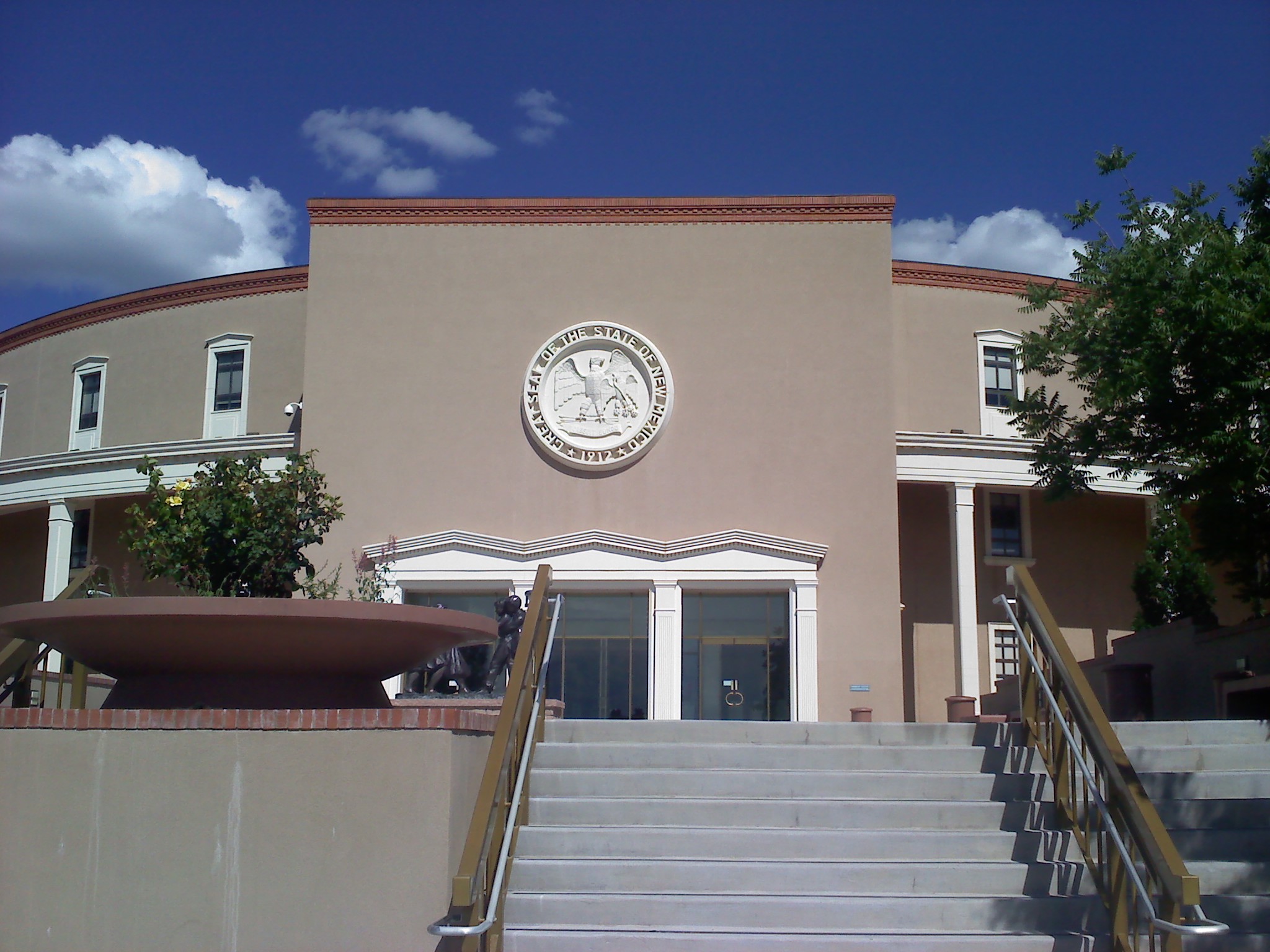 |Physical and political map of New Mexico