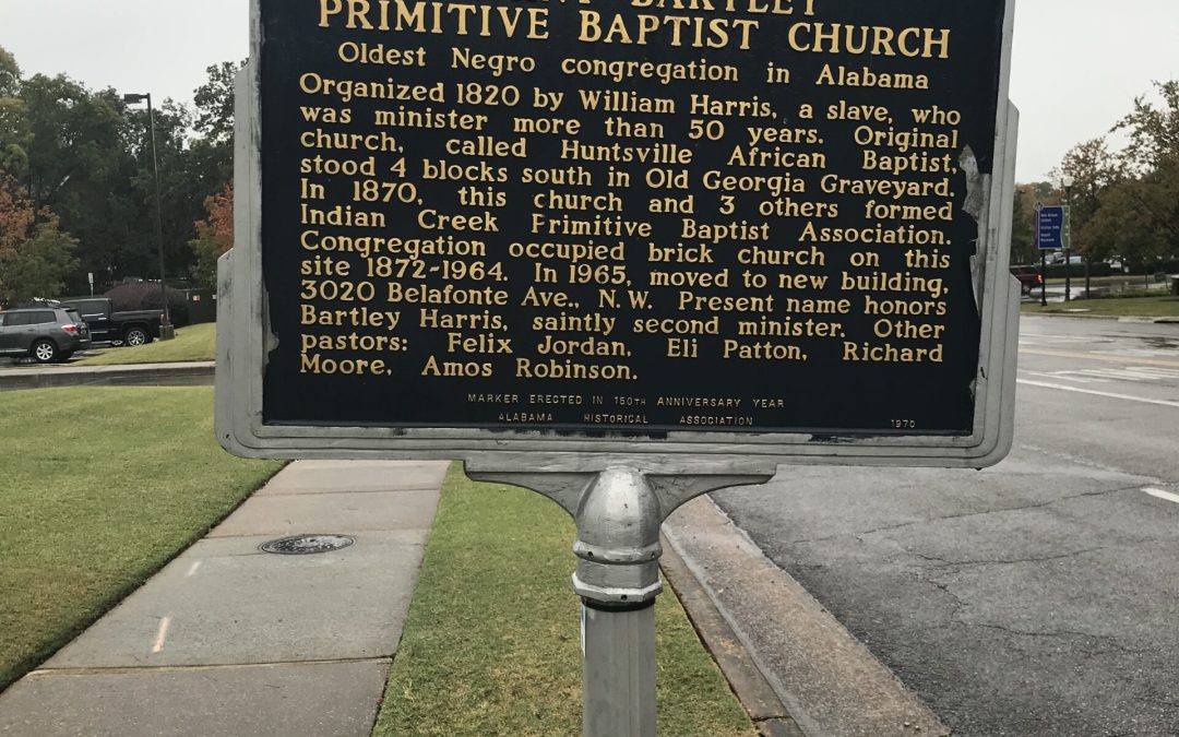 St. Bartley Primitive Baptist Church, Huntsville, Alabama (1808- )