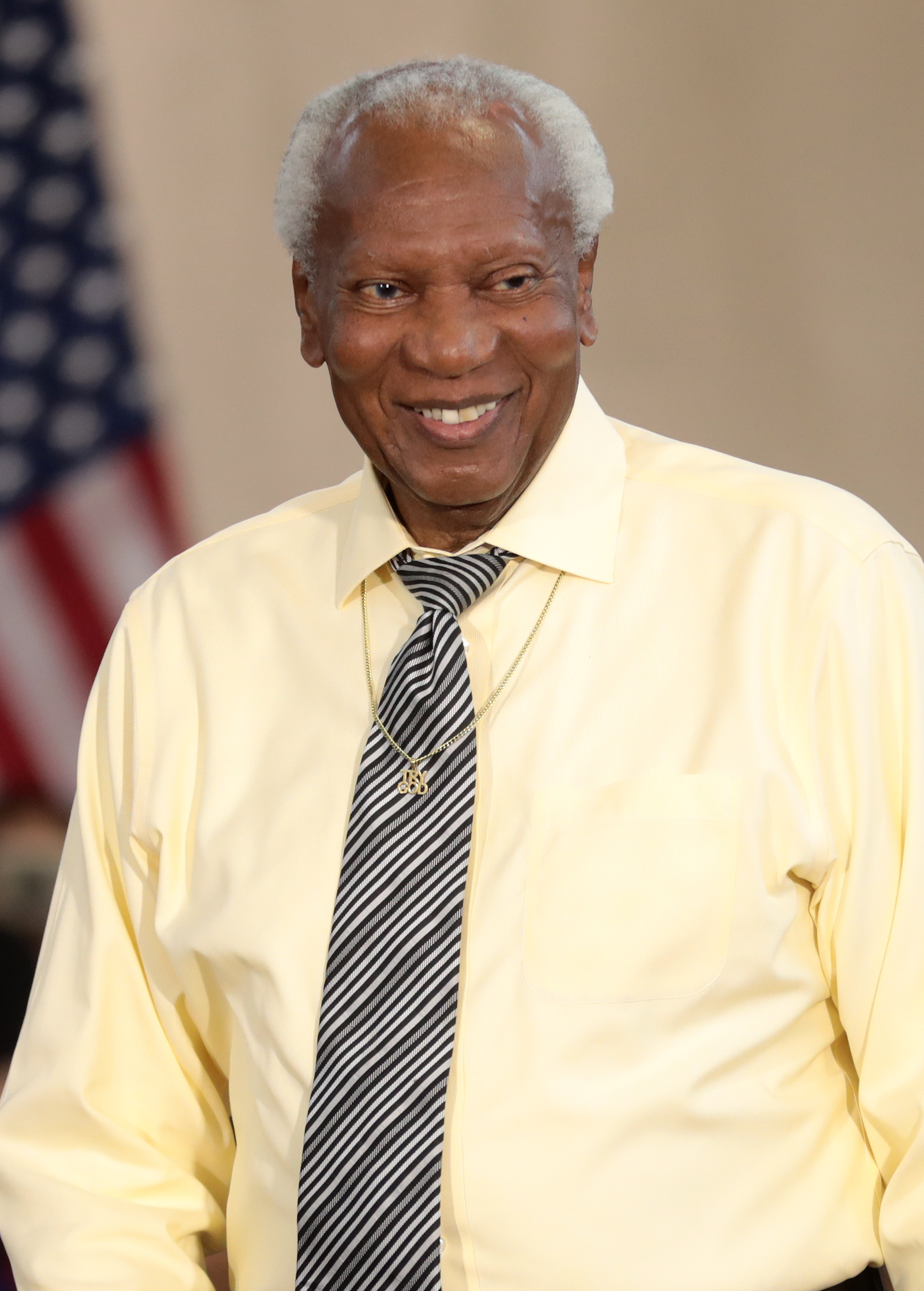 Simon Estes at event in Des Moines, Iowa, August 10, 2019