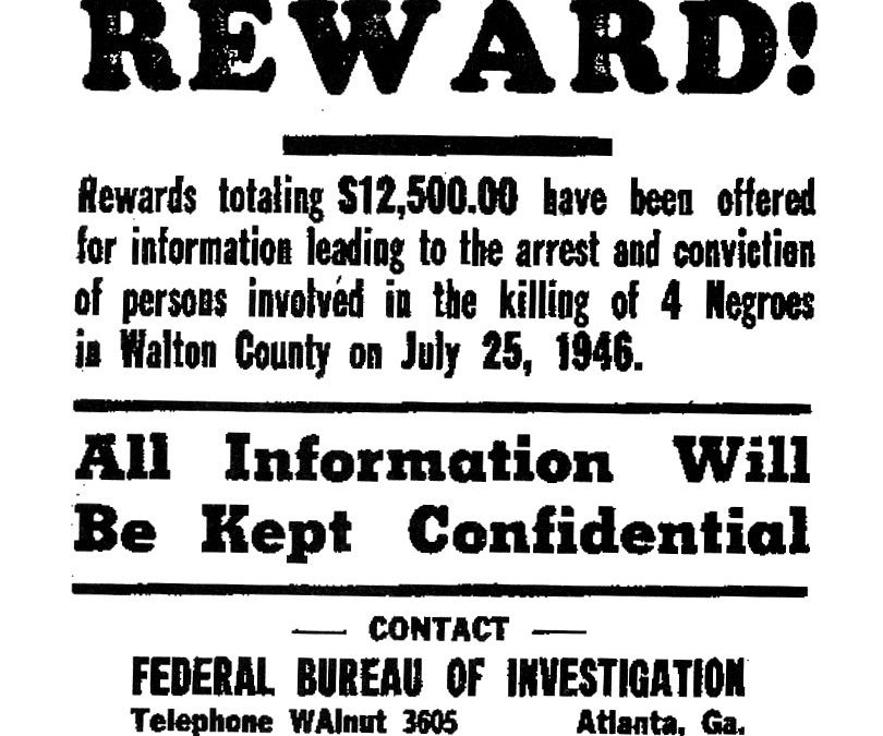 The Moore’s Ford Lynching (July 1946)