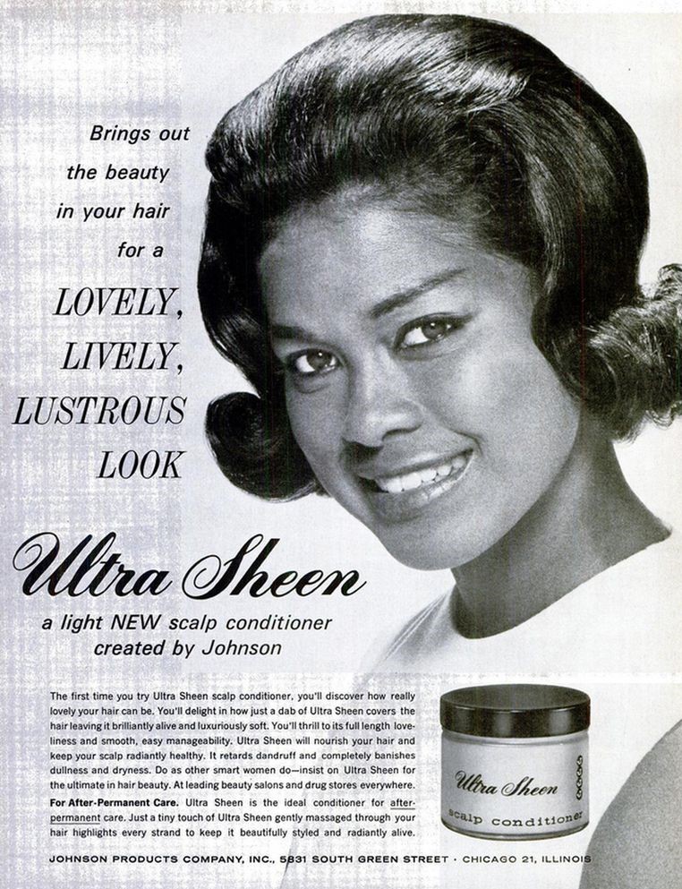 Ultra Sheen Ad|Afro-Sheen|