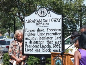 Abraham Galloway Marker (Port City Daily)