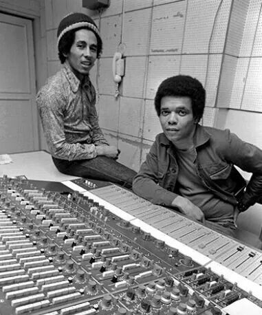 Bob Marley and Johnny Nash (Pinterest)