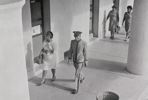 Charles Foster and his Mother, Grandmother, and Family Friend Shortly After He Enrolled (Courtesy of Archives & Museum, The Citadel)