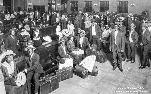 Colored Waiting Room, Union Terminal, Washington D.C. ca. 1920