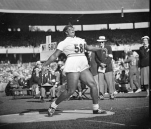 Earlene Brown at the 1956 Melbourne Olympics