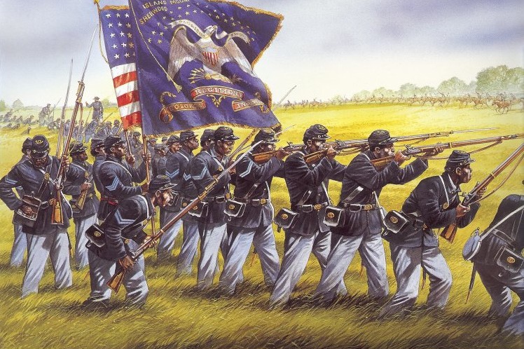 First Kansas Colored at the Battle of Honey Springs