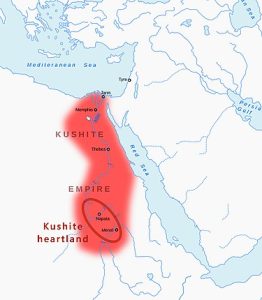 Kushite Heartland and Kushite Empire of the25th Dynasty, circa 700 BCE