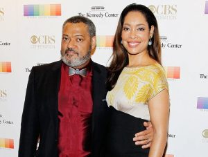 Laurence Fishburne and Gina Torres (Us Weekly)