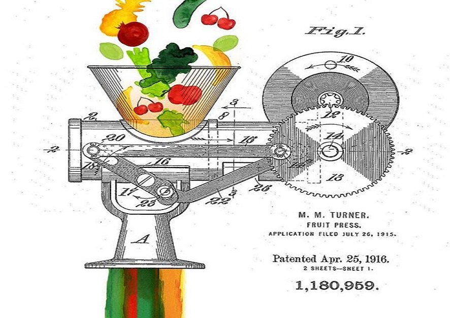 Madeline M. Turner Fruit Press Patent