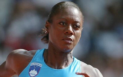 Merlene Ottey Running for Slovenia| |