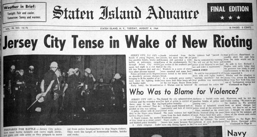 The Jersey City Uprising (1964)