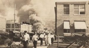 Rioters Leaving Black Wall Street