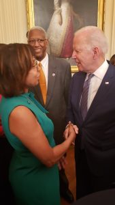 Sylvia Cyrus and President Biden (Public Domain)