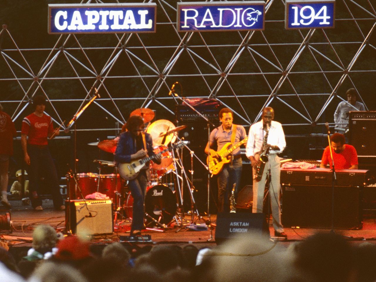 The Crusaders performing at Knebworth Park