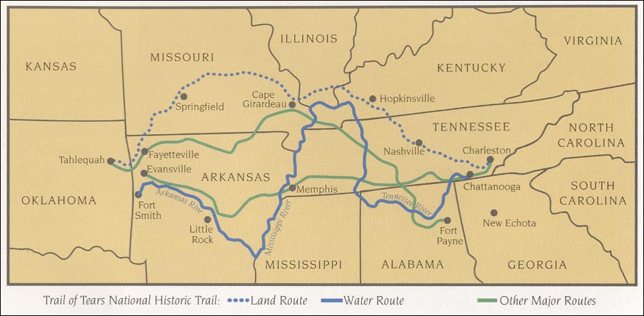 Trail of Tears Map (Fair Use)