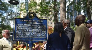 Unveiling Historical Marker for July Perry