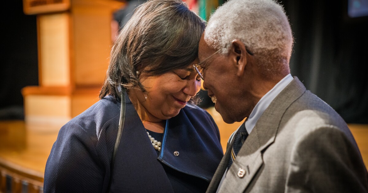 Victoria Woodards with Harold Mass, Tacoma's First Black Mayor (KNKX)