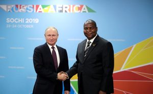 Vladimir Putin With Faustin Touadera, 2019 (en.kremlin.ru)