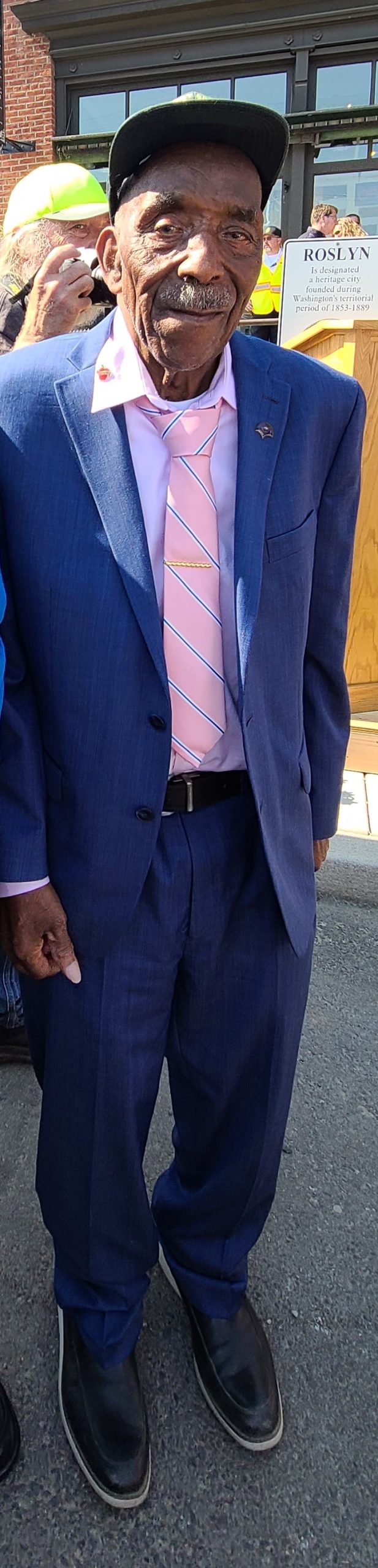 William Amos Craven At His Award Ceremony, August 7, 2021, Roslyn, Washington (Jamila Taylor Collection)