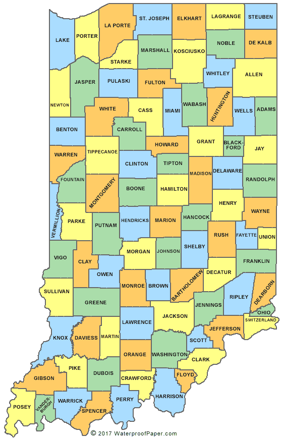 Indiana counties