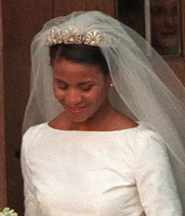 Princess Angela of Liechtenstein (née Angela Gisela Brown, 1958-  )