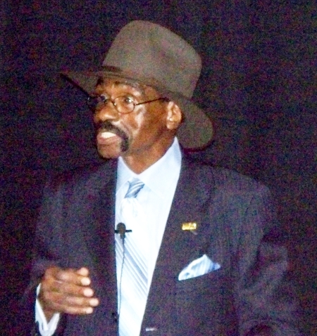 Rubin Carter at Bunker Hill Community College in Boston