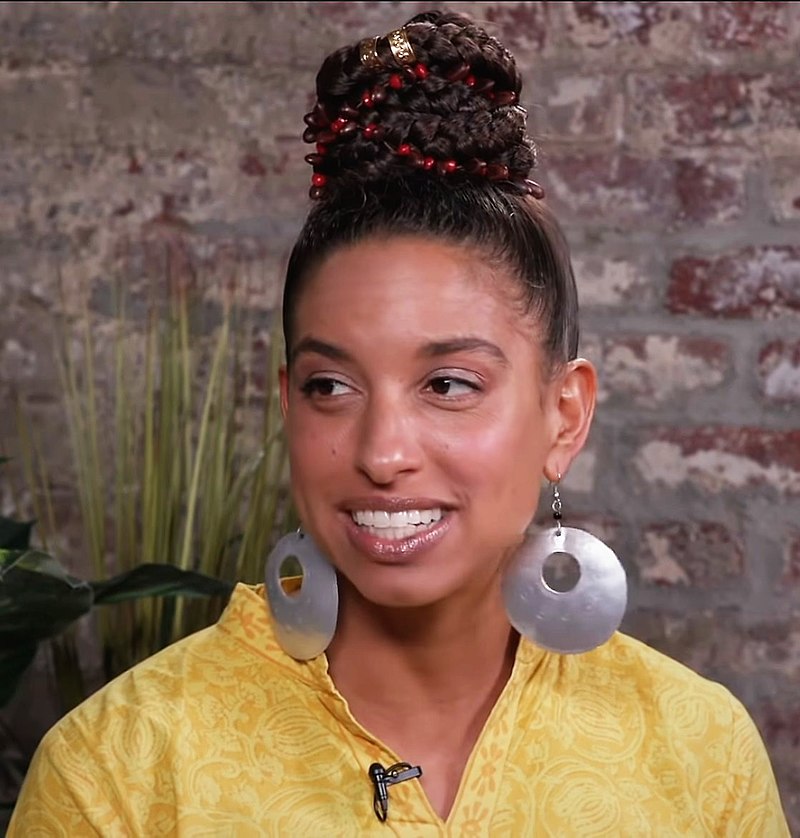 Leah Penniman on The Laura Flanders Show in 2019