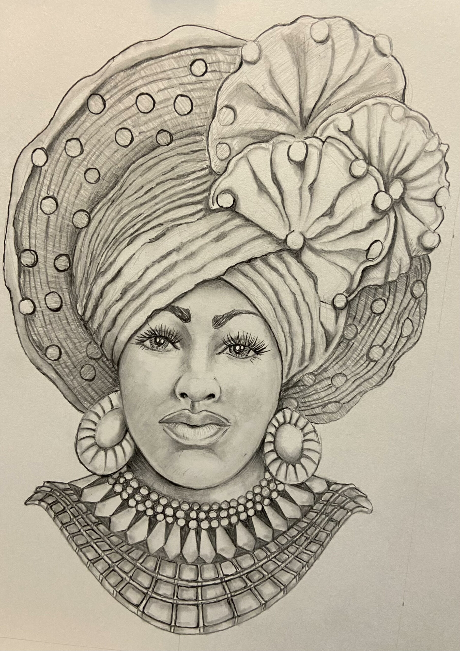 Modern Rendering of Queen Turunku Bakwa|Hausa Kingdoms