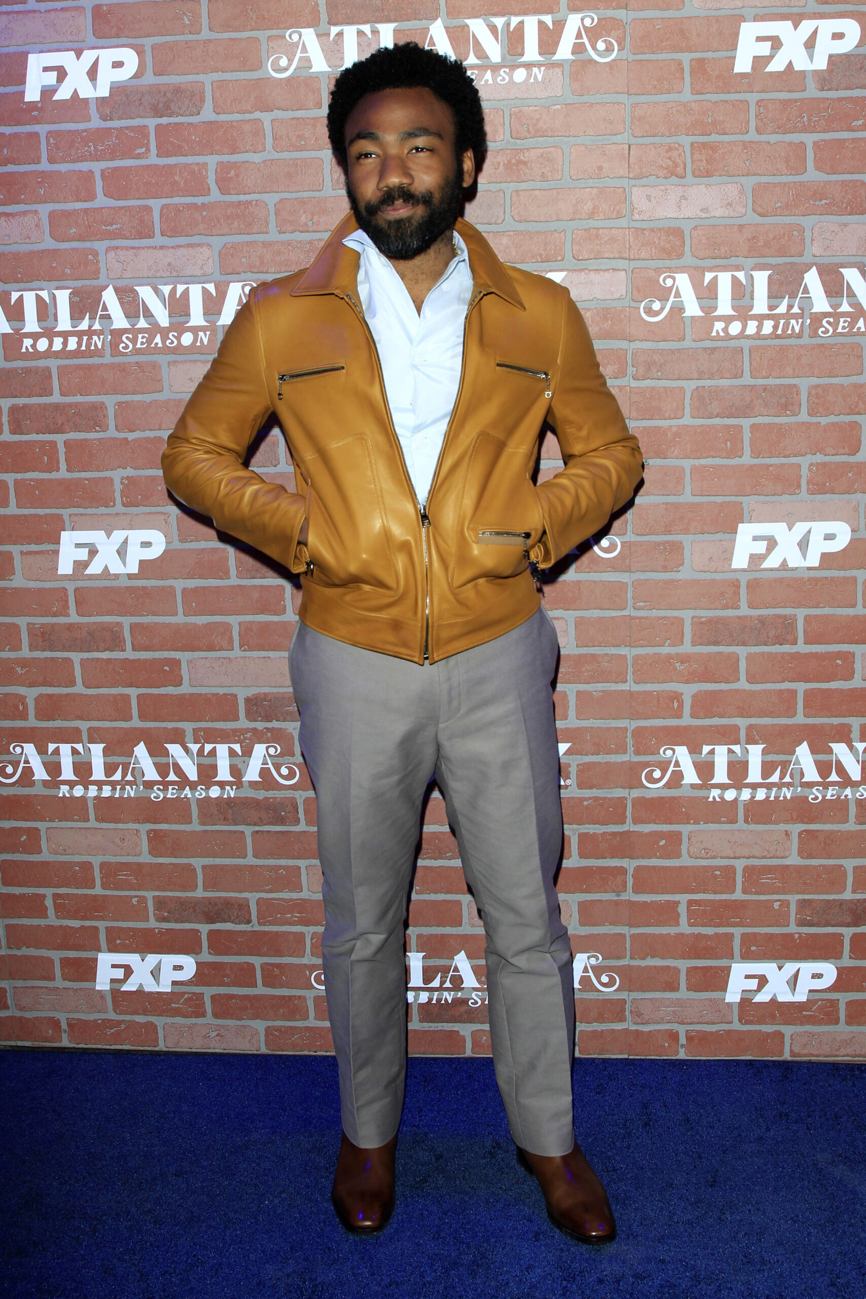 Donald Glover at the "tlanta Robbin" LA Premiere Screening at the Theatre at Ace Hotel in Los Angeles