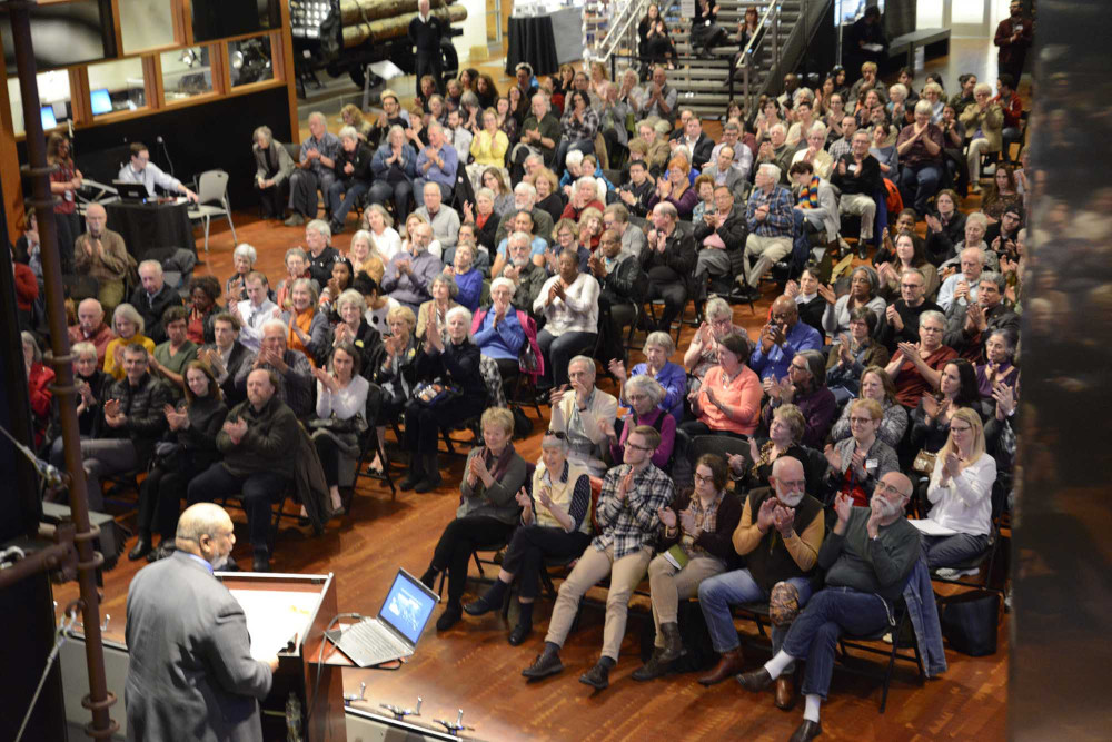 Quintard Taylor Presenting Lecture in Filled Hall